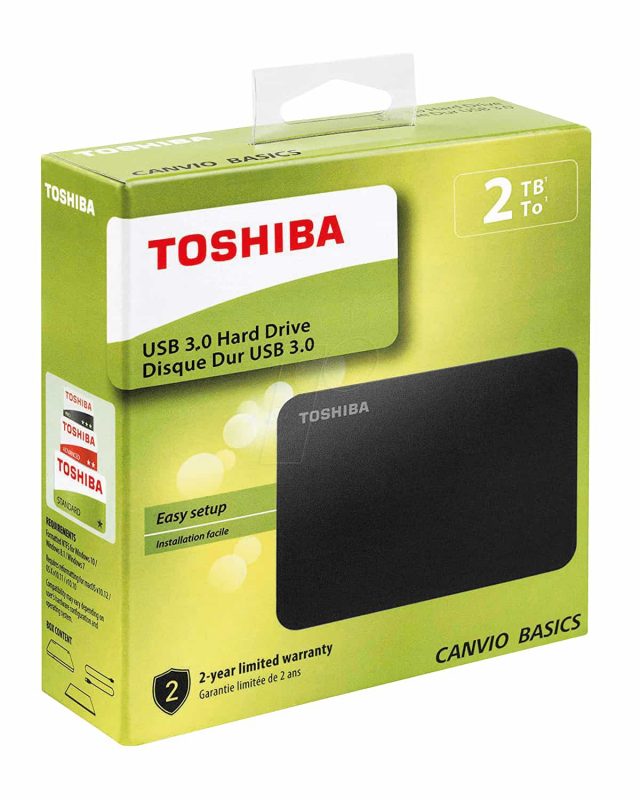 Toshiba 2TB External Hard Drive image 1